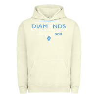 Pigment Pistachio whoever said that diamonds are a girls best friend never owned a dog Urban Hoodie - linhVisuals