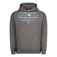 Pigment Tornado whoever said that diamonds are a girls best friend never owned a dog Urban Hoodie - linhVisuals