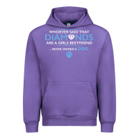 Tulip whoever said that diamonds are a girls best friend never owned a dog Urban Hoodie - linhVisuals