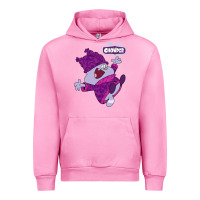 Fuchsia Pink chowder Urban Hoodie - linhVisuals