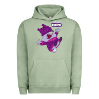 Pigment Oil Green chowder Urban Hoodie - linhVisuals