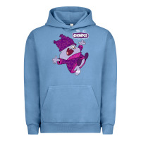 Pigment Pebble Blue chowder Urban Hoodie - linhVisuals