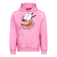 Fuchsia Pink courage the cowardly dog Urban Hoodie - linhVisuals