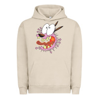 Pigment French Oak courage the cowardly dog Urban Hoodie - linhVisuals