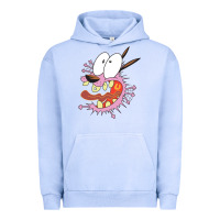 Pigment Grape Ice courage the cowardly dog Urban Hoodie - linhVisuals