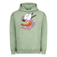 Pigment Oil Green courage the cowardly dog Urban Hoodie - linhVisuals