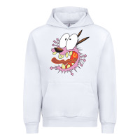 White courage the cowardly dog Urban Hoodie - linhVisuals