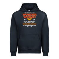 Navy wonder  woman Urban Hoodie - linhVisuals
