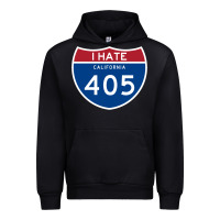 Black los angeles california interstate 405 (i 405) sweatshirt Urban Hoodie - linhVisuals