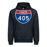 Navy los angeles california interstate 405 (i 405) sweatshirt Urban Hoodie - linhVisuals