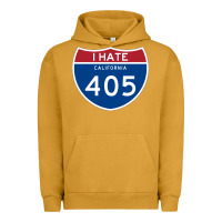Pigment Peanut Butter los angeles california interstate 405 (i 405) sweatshirt Urban Hoodie - linhVisuals
