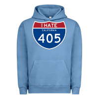 Pigment Pebble Blue los angeles california interstate 405 (i 405) sweatshirt Urban Hoodie - linhVisuals