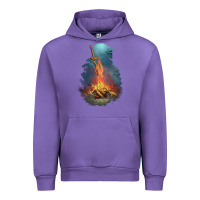 Tulip Souls Bonfire Urban Hoodie - linhVisuals