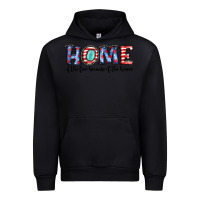 Black home of the because of the brave Urban Hoodie - JahusDesignShop
