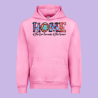 Home Of The Because Of The Brave Urban Hoodie Designed By Jahusdesignshop