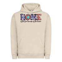 Pigment French Oak home of the because of the brave Urban Hoodie - JahusDesignShop