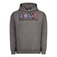 Pigment Tornado home of the because of the brave Urban Hoodie - JahusDesignShop