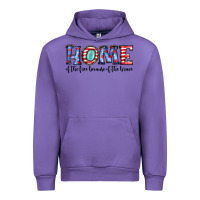 Tulip home of the because of the brave Urban Hoodie - JahusDesignShop