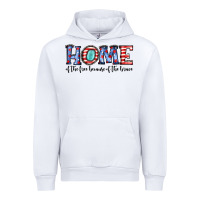 White home of the because of the brave Urban Hoodie - JahusDesignShop