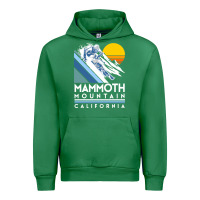 Emerald mammoth mountain california retro ski sweatshirt Urban Hoodie - linhVisuals