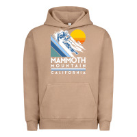 Pigment Burro mammoth mountain california retro ski sweatshirt Urban Hoodie - linhVisuals