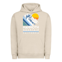 Pigment French Oak mammoth mountain california retro ski sweatshirt Urban Hoodie - linhVisuals