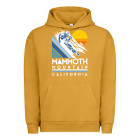 Pigment Peanut Butter mammoth mountain california retro ski sweatshirt Urban Hoodie - linhVisuals