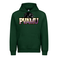 Forest Green Prairie View A&M Panthers And Lady Panthers Rectangle Patch Urban Hoodie - linhVisuals