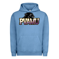 Pigment Pebble Blue Prairie View A&M Panthers And Lady Panthers Rectangle Patch Urban Hoodie - linhVisuals
