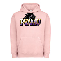 Pigment Salmon Prairie View A&M Panthers And Lady Panthers Rectangle Patch Urban Hoodie - linhVisuals