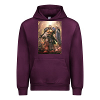 Mauve Wine Warhammer Characters Urban Hoodie - linhVisuals