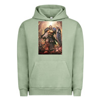 Pigment Oil Green Warhammer Characters Urban Hoodie - linhVisuals