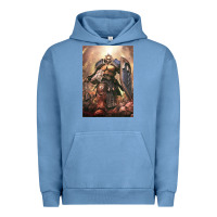 Pigment Pebble Blue Warhammer Characters Urban Hoodie - linhVisuals