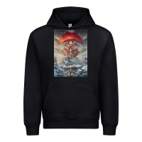Black The Painted World Urban Hoodie - linhVisuals
