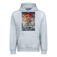 Heather Grey The Painted World Urban Hoodie - linhVisuals
