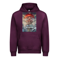 Mauve Wine The Painted World Urban Hoodie - linhVisuals