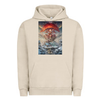 Pigment French Oak The Painted World Urban Hoodie - linhVisuals