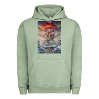 Pigment Oil Green The Painted World Urban Hoodie - linhVisuals
