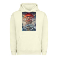 Pigment Pistachio The Painted World Urban Hoodie - linhVisuals