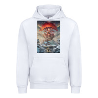 White The Painted World Urban Hoodie - linhVisuals