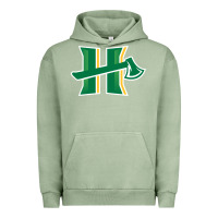 Pigment Oil Green cal humboldt lumberjacks Urban Hoodie - linhVisuals