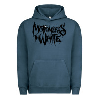 Pigment Midnight Navy Motionless In White Urban Hoodie - linhVisuals