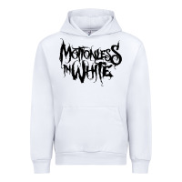 White Motionless In White Urban Hoodie - linhVisuals