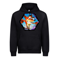 Black CRASH BANDICOOT LEGENDS Urban Hoodie - linhVisuals