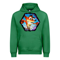 Emerald CRASH BANDICOOT LEGENDS Urban Hoodie - linhVisuals