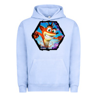Pigment Grape Ice CRASH BANDICOOT LEGENDS Urban Hoodie - linhVisuals