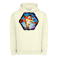 Pigment Pistachio CRASH BANDICOOT LEGENDS Urban Hoodie - linhVisuals