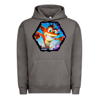 Pigment Tornado CRASH BANDICOOT LEGENDS Urban Hoodie - linhVisuals