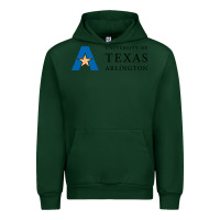 Forest Green The university of texas at arlington Urban Hoodie - linhVisuals