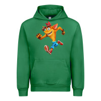 Emerald CRASH BANDICOOT Urban Hoodie - linhVisuals